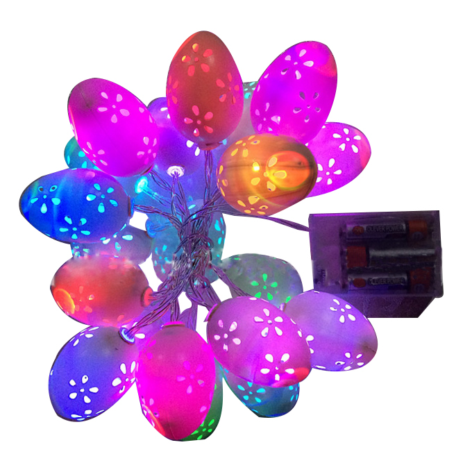 Easter egg battery powered  led string