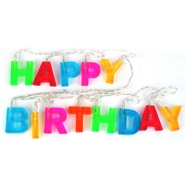 Letter  battery powered led string