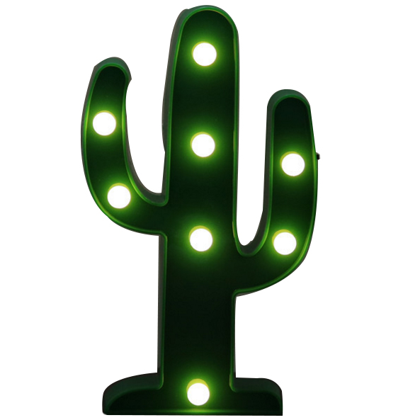 Cactus led marquee light