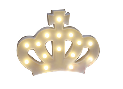 Crown kids table light birthday gift