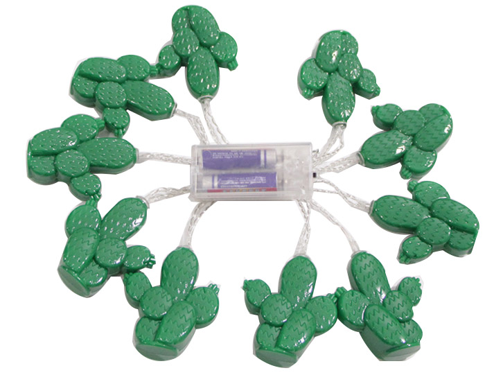 Green cactus led fairy string