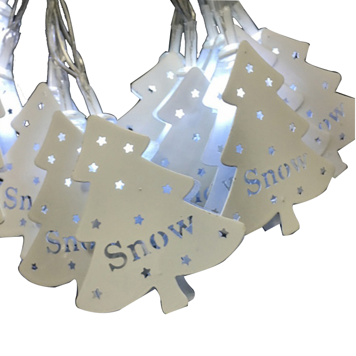 Steel christmas tree led fairy string