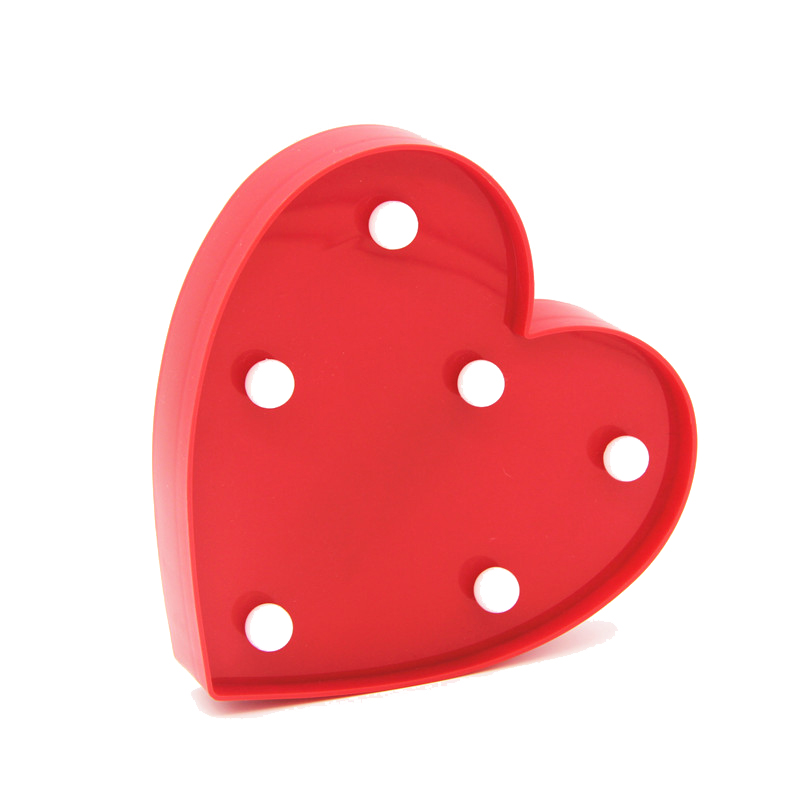 Heart led marquee light