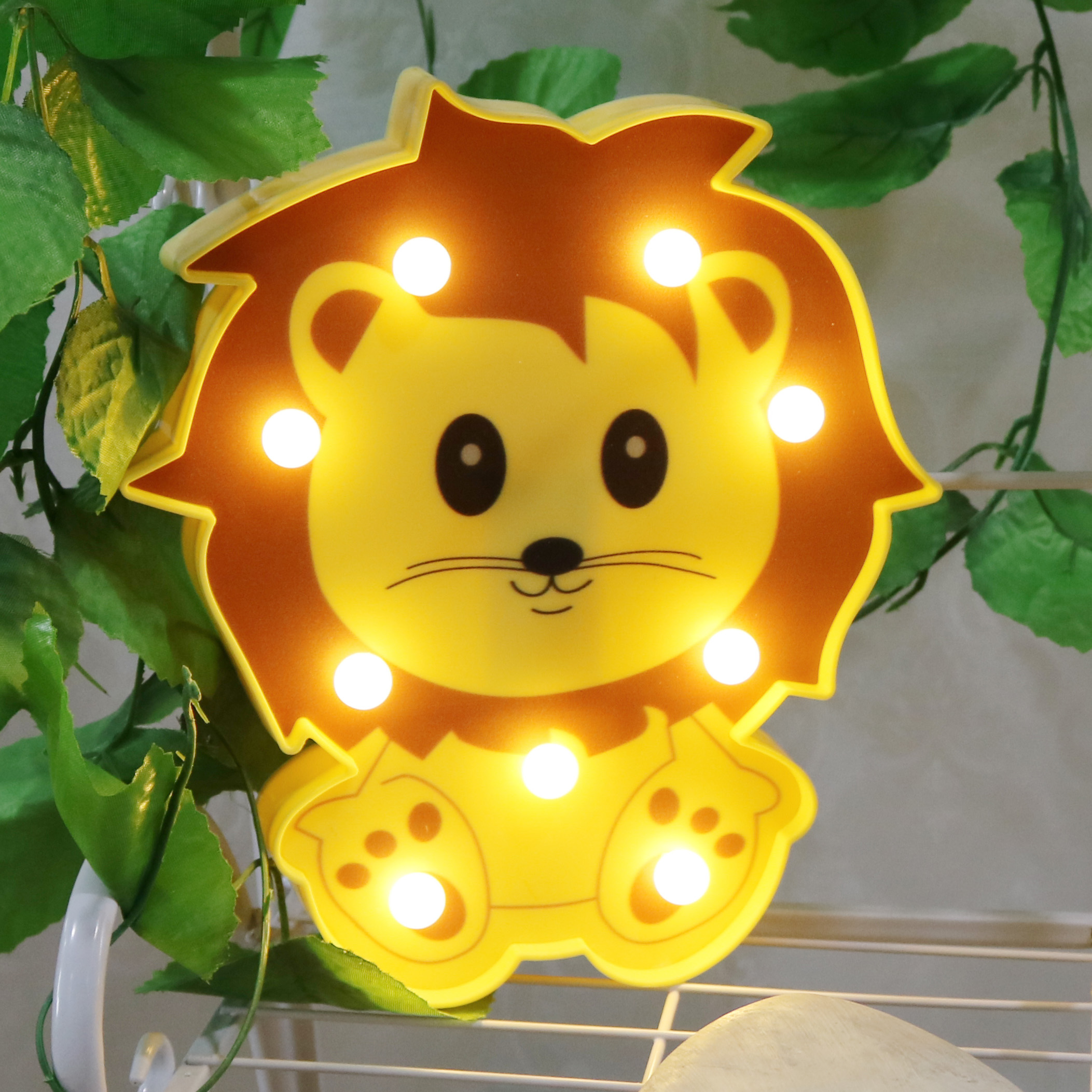 lion led marquee light,lion kids night light,lion led shape light