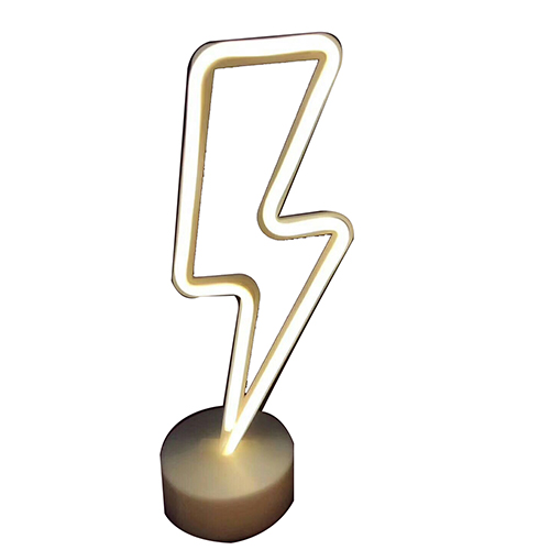 Lightning neon light