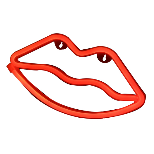 Lips neon light
