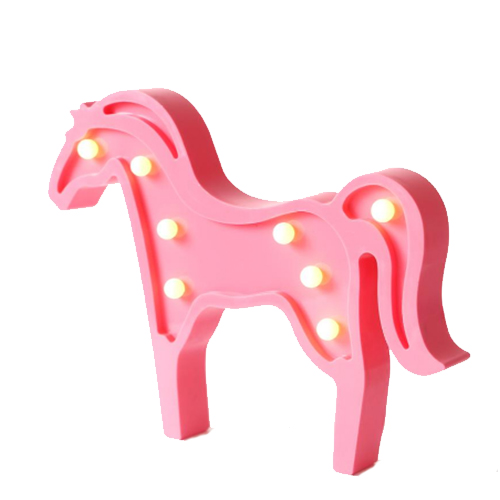 Pony led marquee light kids night light