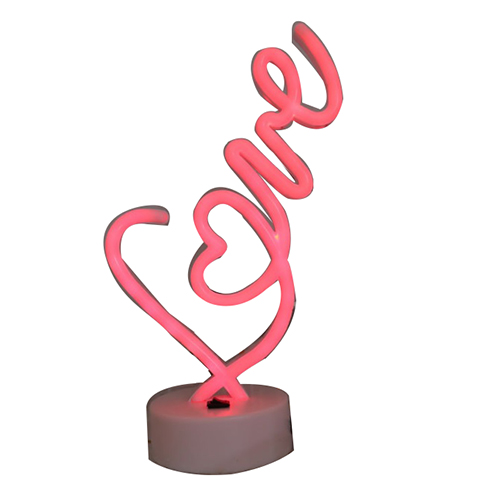 Love with base led neon light wedding decoration