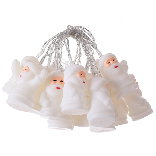 Snowman led fairy lights soft plastic string lights