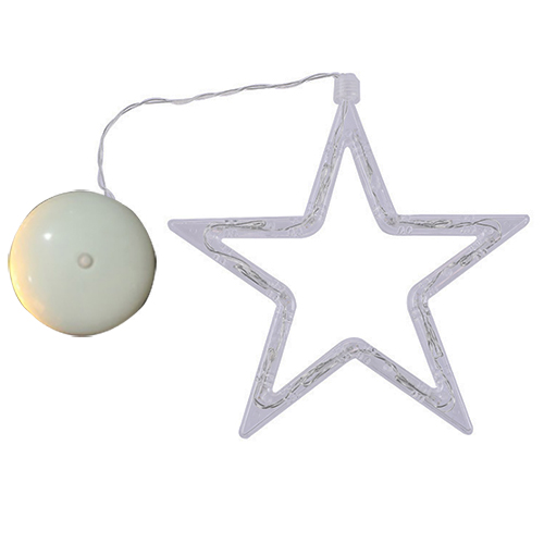 Star sucker light chrismas window light