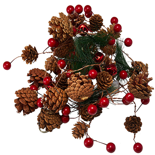 Pinecone led fairy lights XMAS decoration