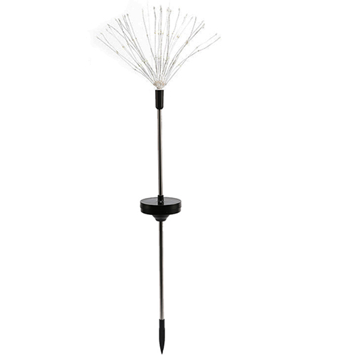 Solar led firework garden stake