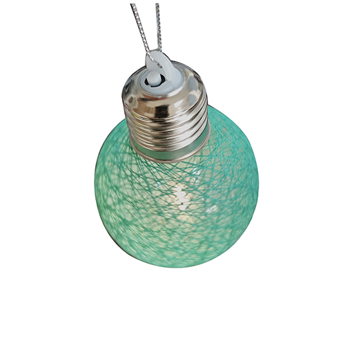 Cotton ball hanging light