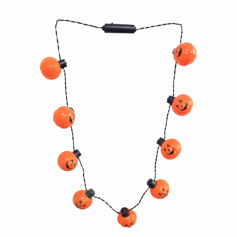 Pumpkin necklace string light