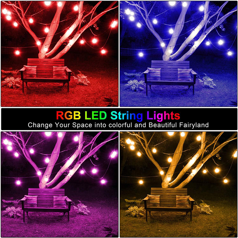 RGB LED String Light Bulb Replacement For Patriot / Menards / Crosslight (2-Pack)