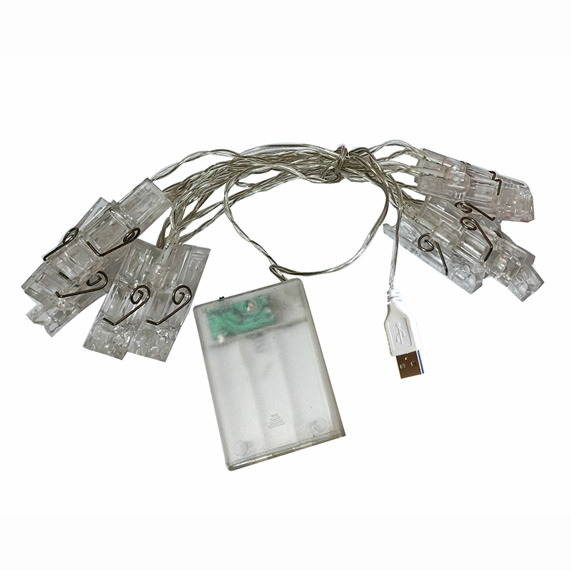 Photo clip peg  led string