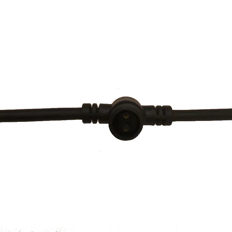 Waterproof T connecting cable for outdoor string