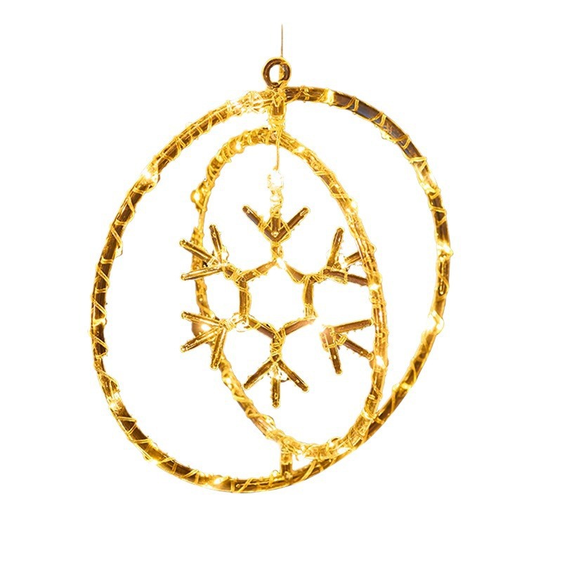 Double ring led pendant light