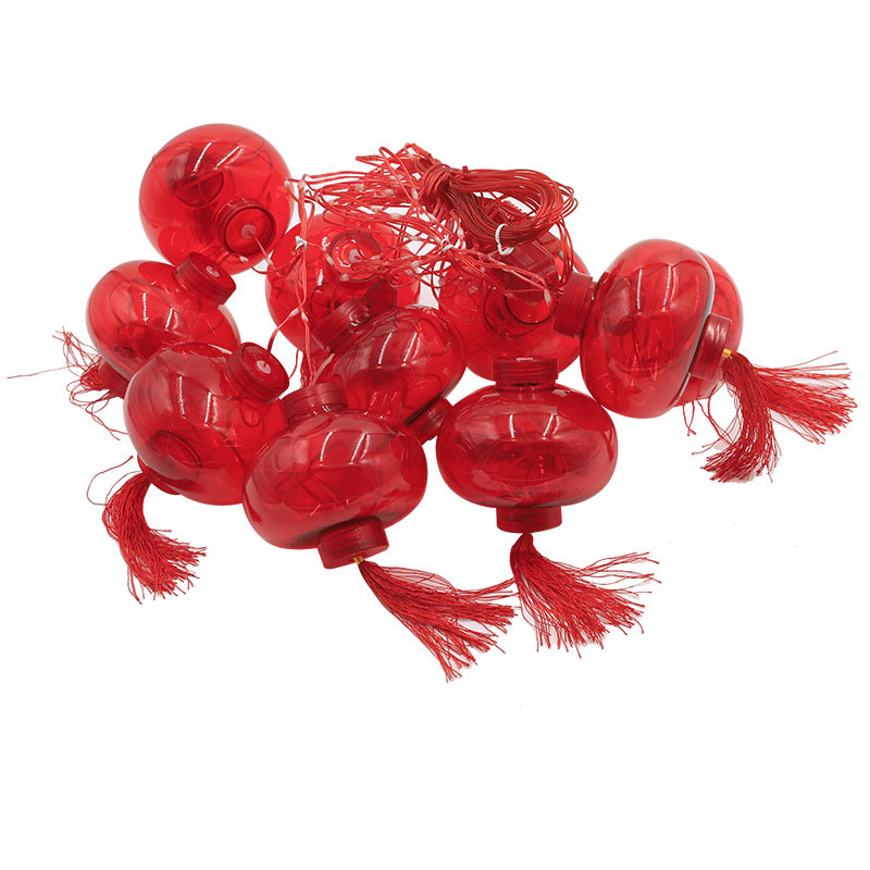 Spring festival red lantern curtain lights