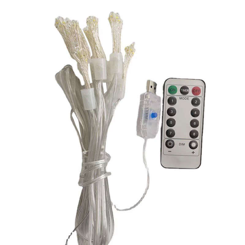 Starburst led string light usb powered with 8 lighting modes
