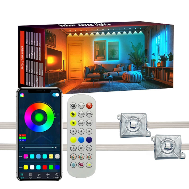 Smart permanent led eaves light