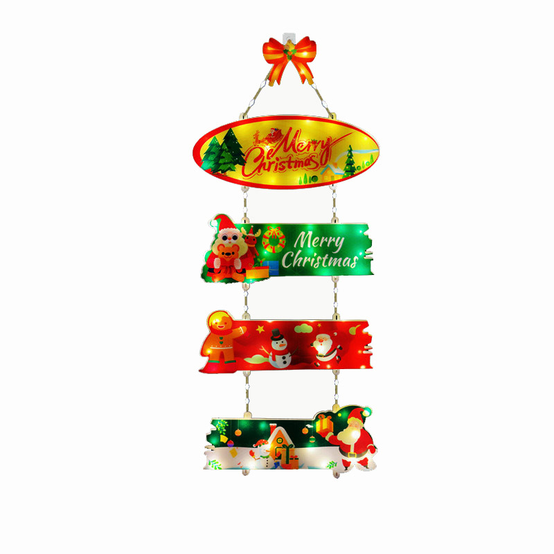 Christmas window hanging light