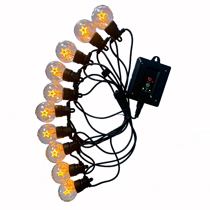 Solar star filament G50 string lights