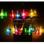 Letter  battery powered led string