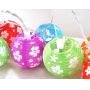Colorful mercery lantern battery powered decorating led string solar lantern string