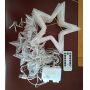 USB and battery powered star curtain light with remote controller