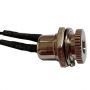 DC metal head panel mount extension cable