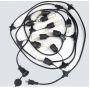 Waterproof  E27 socket cable string festoon string lights