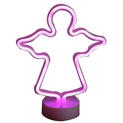Angel neon light