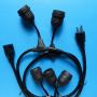 Waterproof  E27 socket cable string festoon string lights