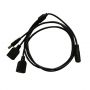 1 to 3 dc splitting cable