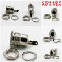 DC metal head panel mount extension cable