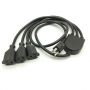 1-3 AC power splitting cable