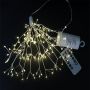 Firework copper wire string lights