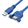 USB3.0 panel mount cable
