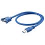 USB3.0 panel mount cable
