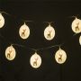 Xmas santa string lights reindeer led fairy lights