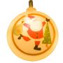 Xmas santa string lights reindeer led fairy lights