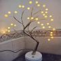 Led pearl table light decorative led shimmer tree