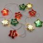 Plated Christmas ball string lights