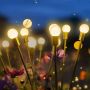 Solar starburst swaying light garden spike lights