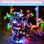 Solar sakura string lights