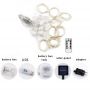 Fairy curtain string lights with remote controller