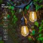 24V S14 T shape string lights adapter or solar powered
