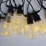 ST38 solar outdoor string lights bulb not replaceable
