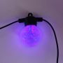 IP65 crack bulb G50 string lights RGB auto color changing